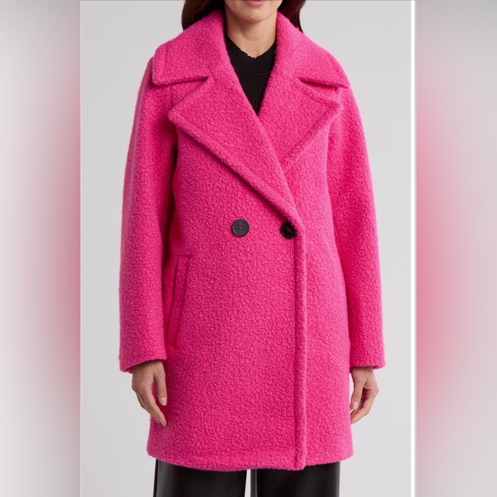 NVLT Vibrant Pink Teddy Jacket